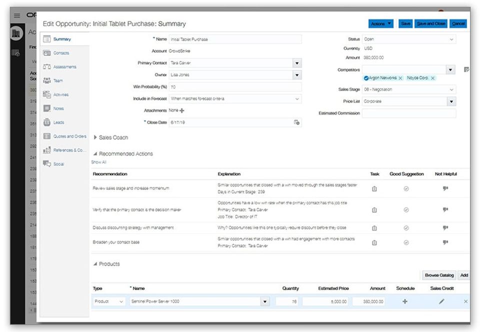 Oracle Engagement Cloud screenshot 3