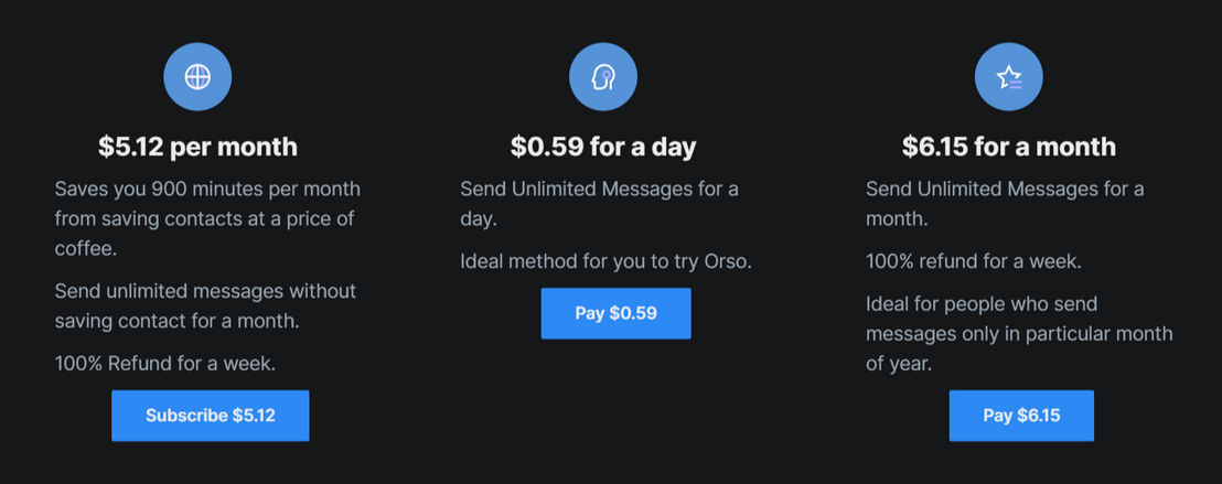 Orso screenshot 1