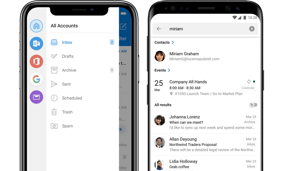Outlook screenshot 4