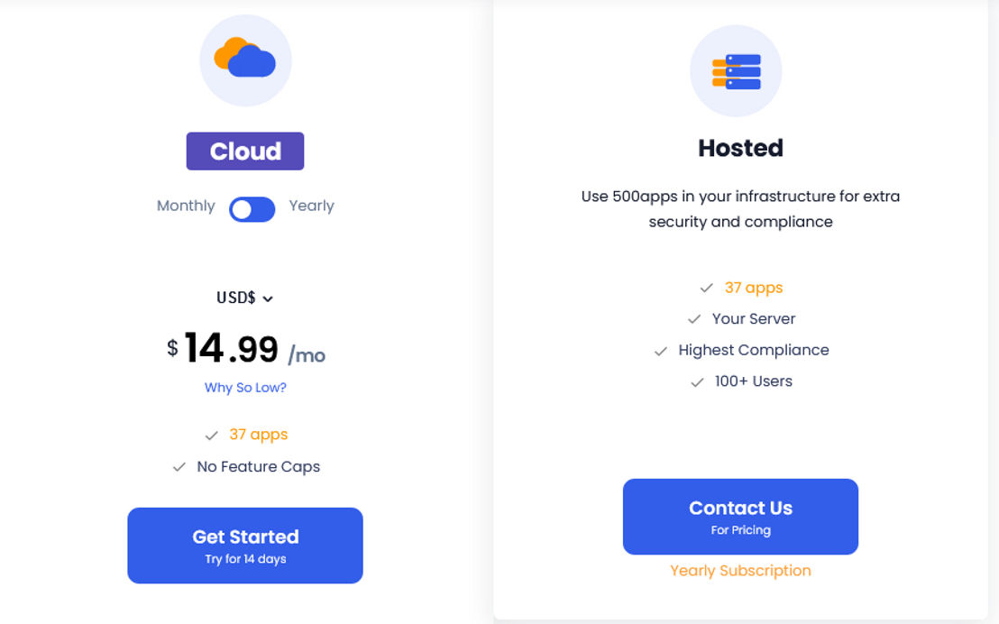 OutReachly by 500apps pricing 1
