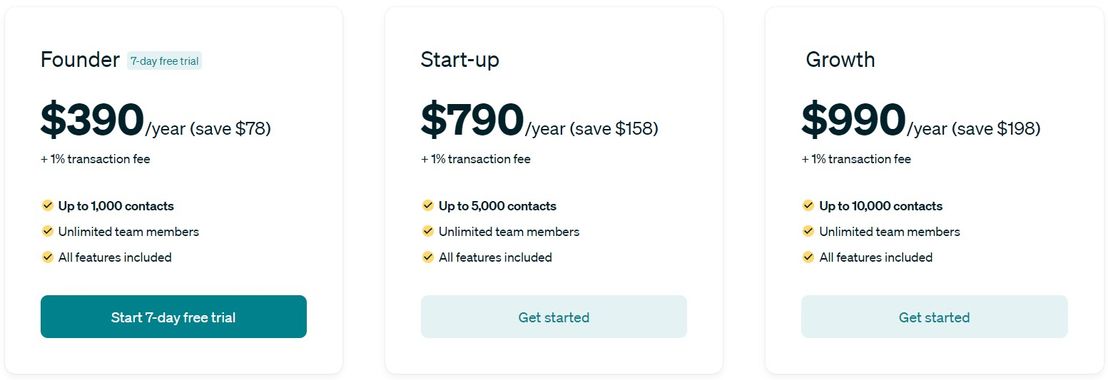 Outseta pricing 2