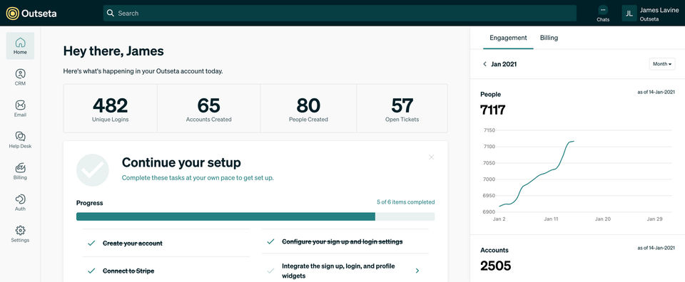 Outseta screenshot 4