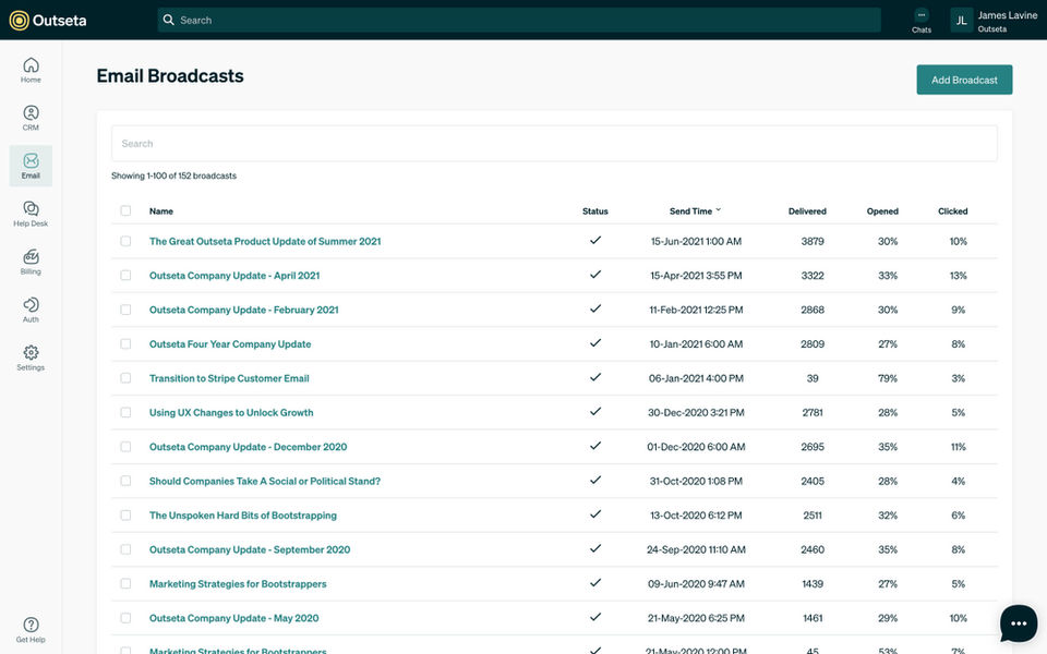 Outseta screenshot 1
