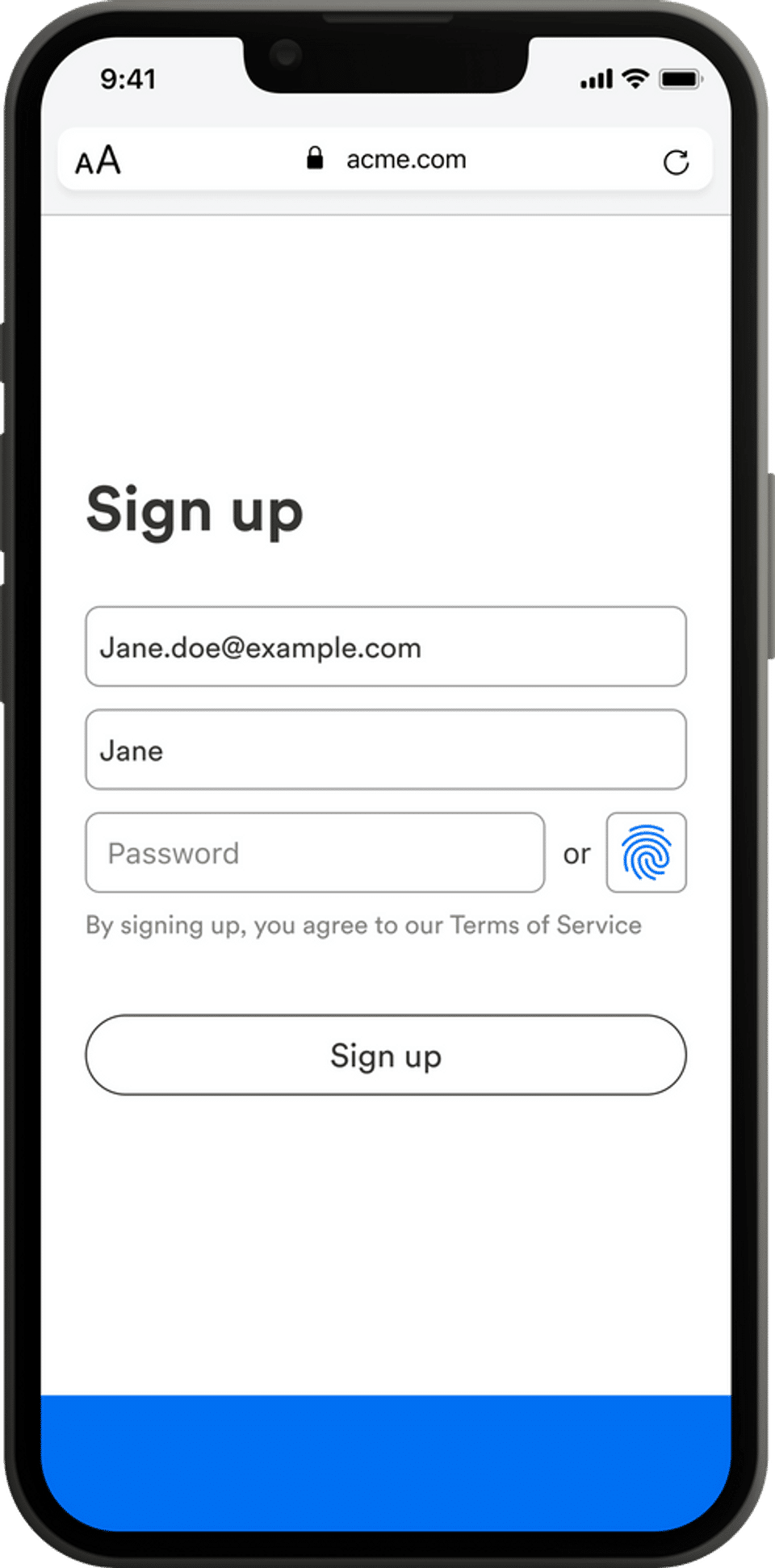 OwnID screenshot 2