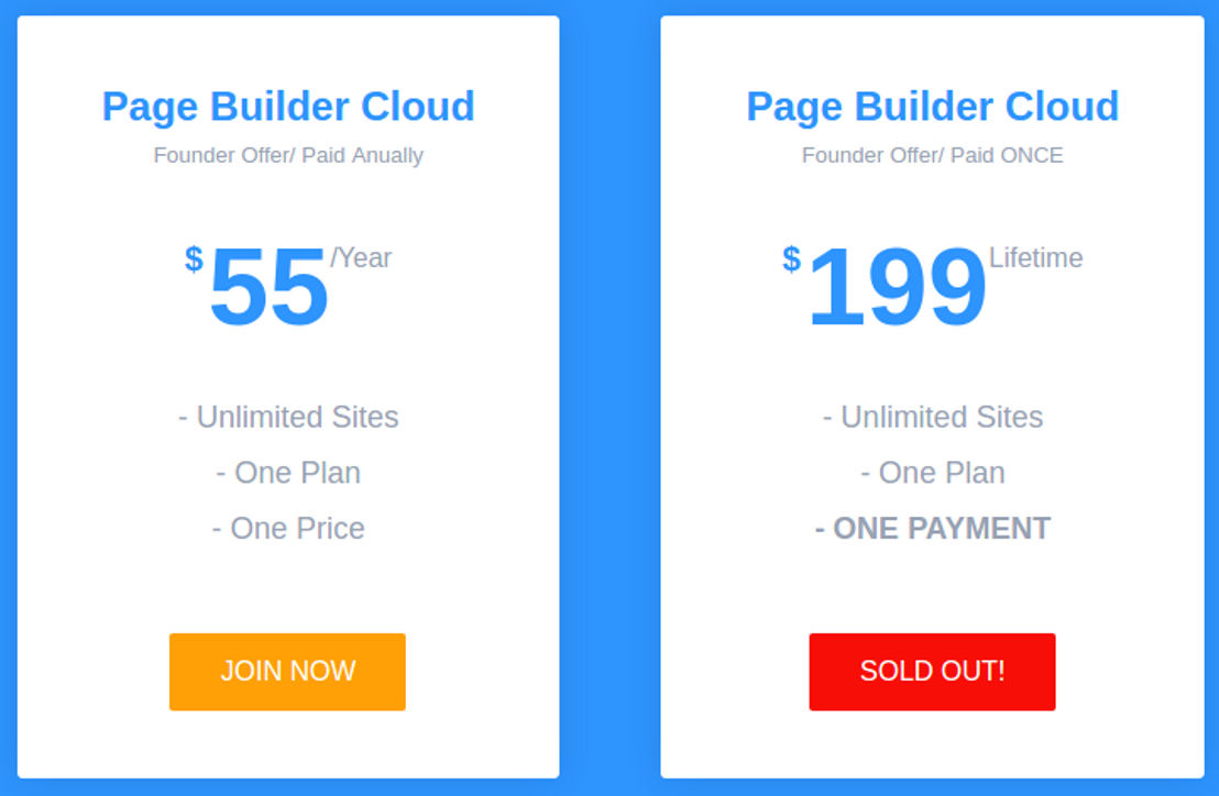 Page Builder Cloud screenshot 1