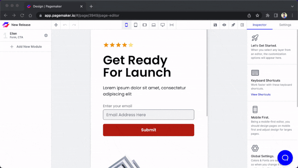 Pagemaker screenshot 4