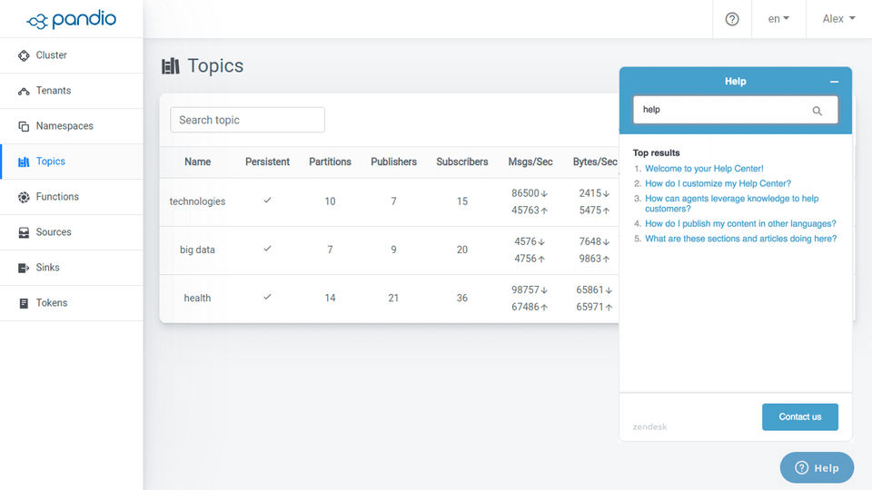 Pandio screenshot 2