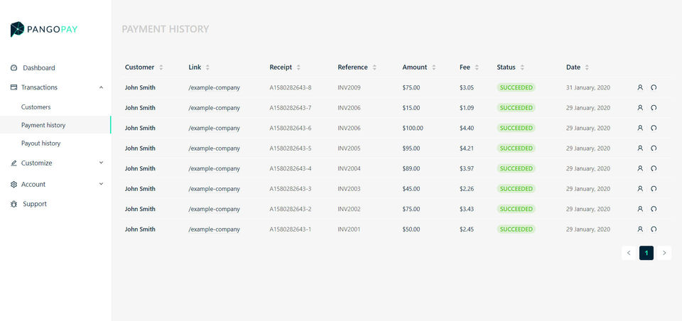 PangoPay screenshot 2