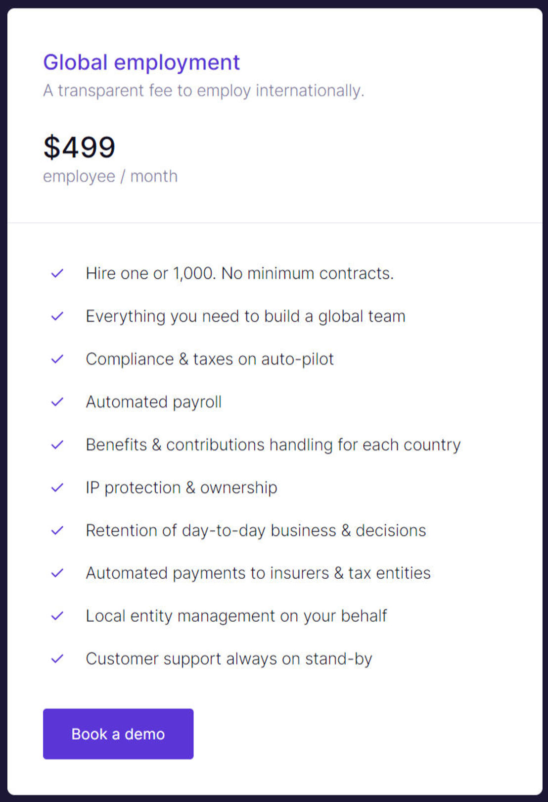 Panther pricing