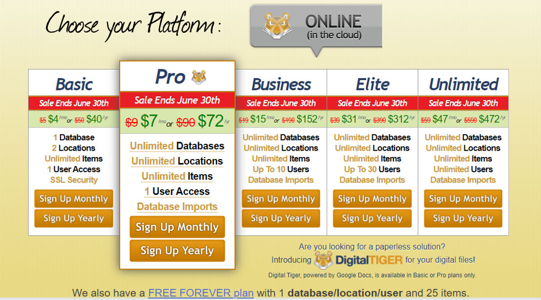 Paper Tiger pricing 1