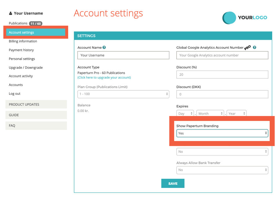 Paperturn screenshot 1