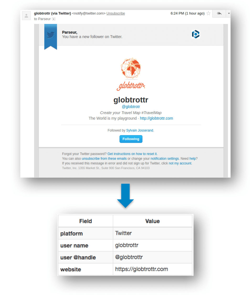 Parseur screenshot 2