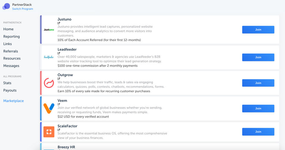 PartnerStack screenshot 1