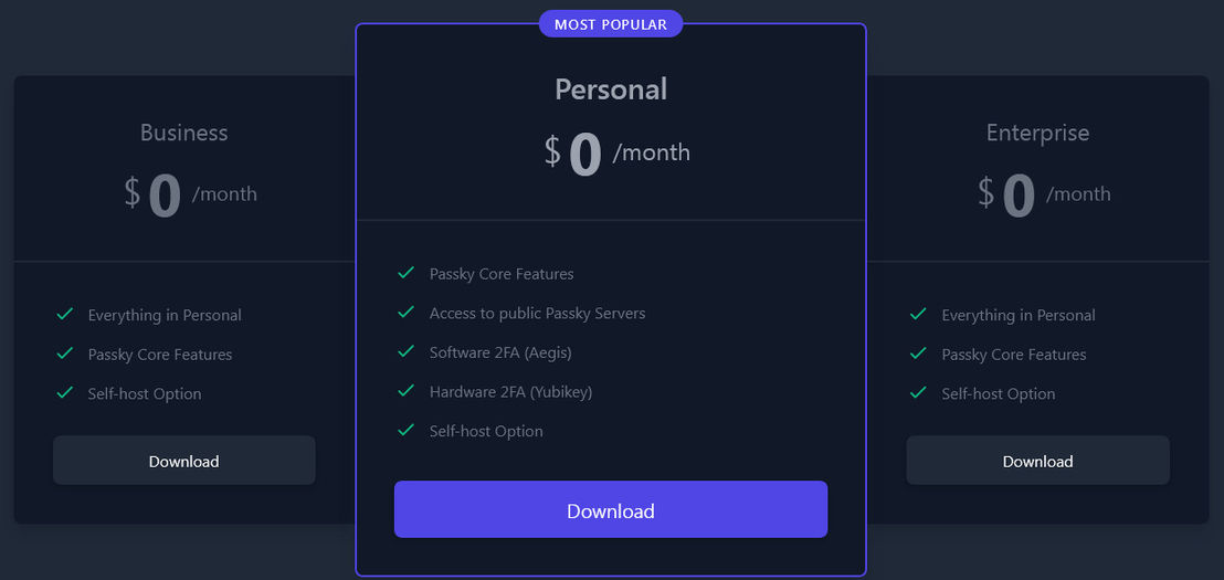 Passky pricing 1