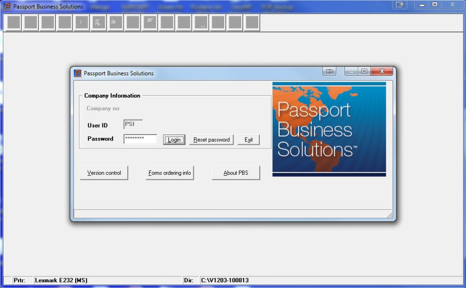 Passport Business Solutions screenshot 1