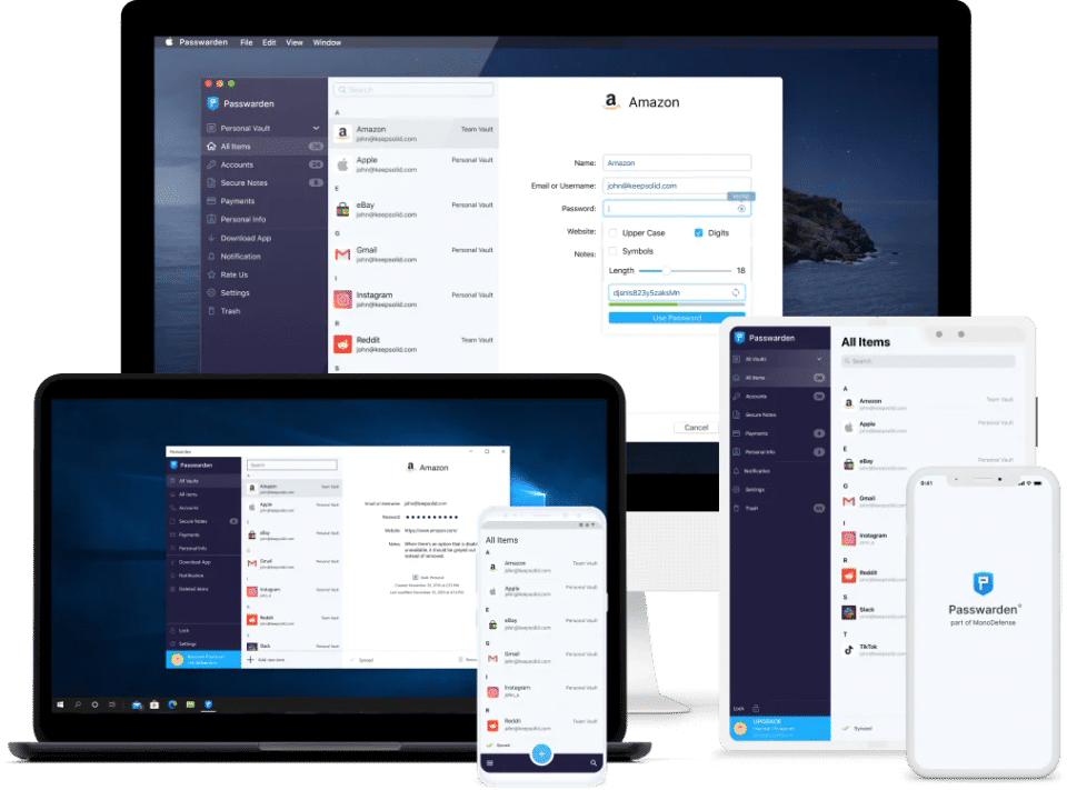 Passwarden screenshot 2