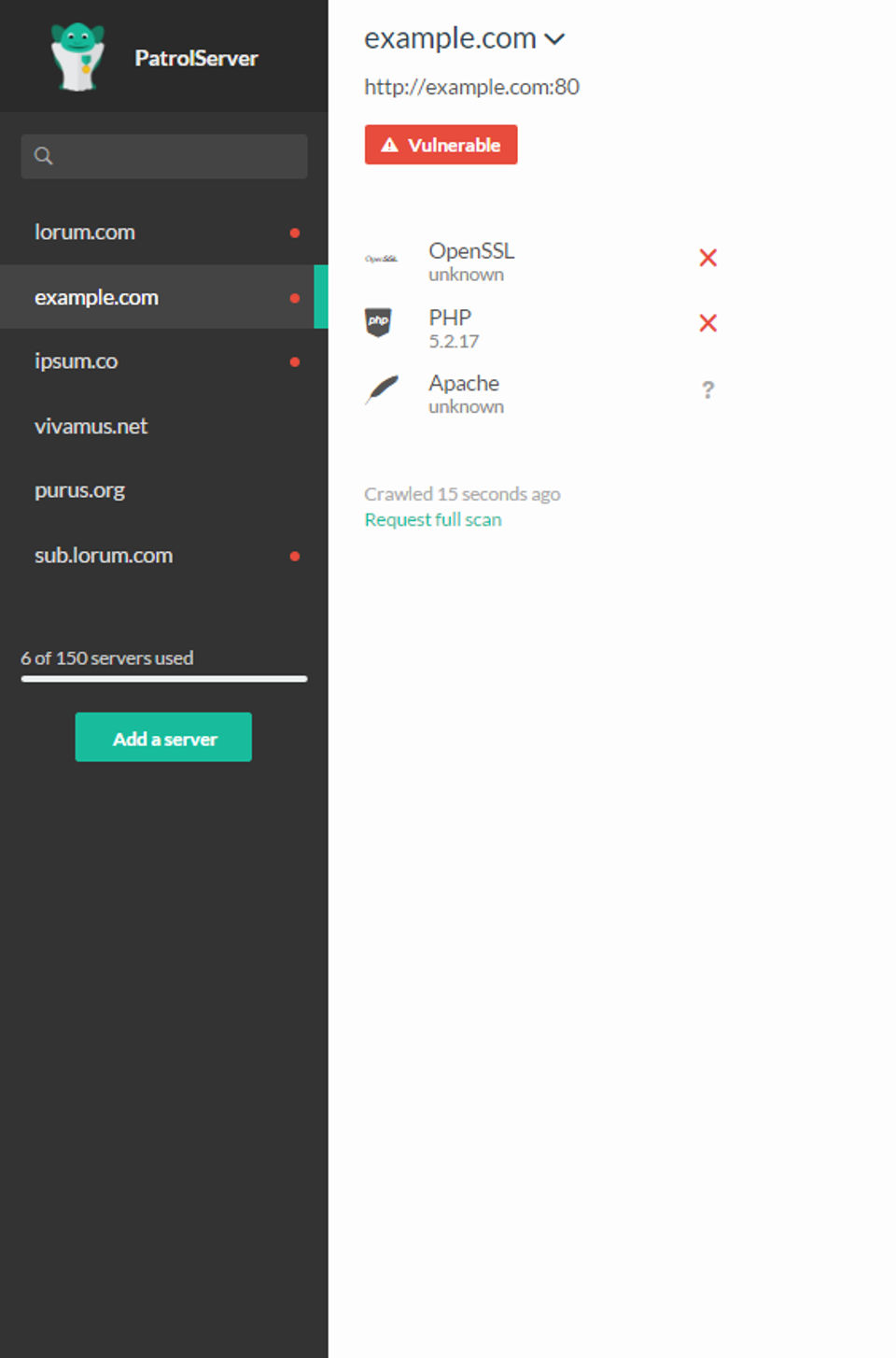PatrolServer screenshot