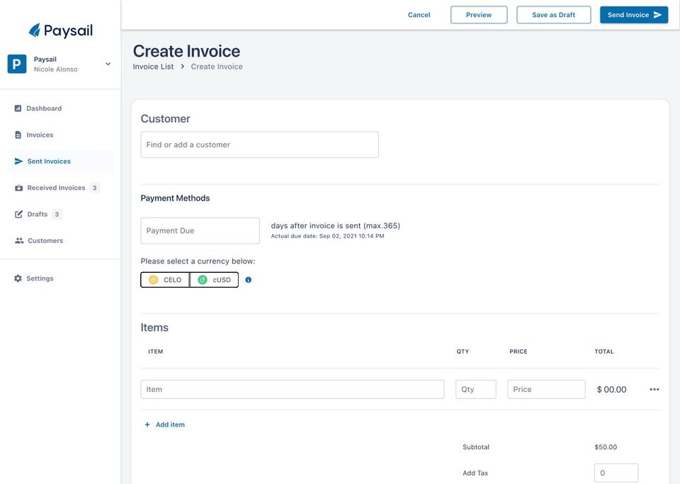 Paysail screenshot 2