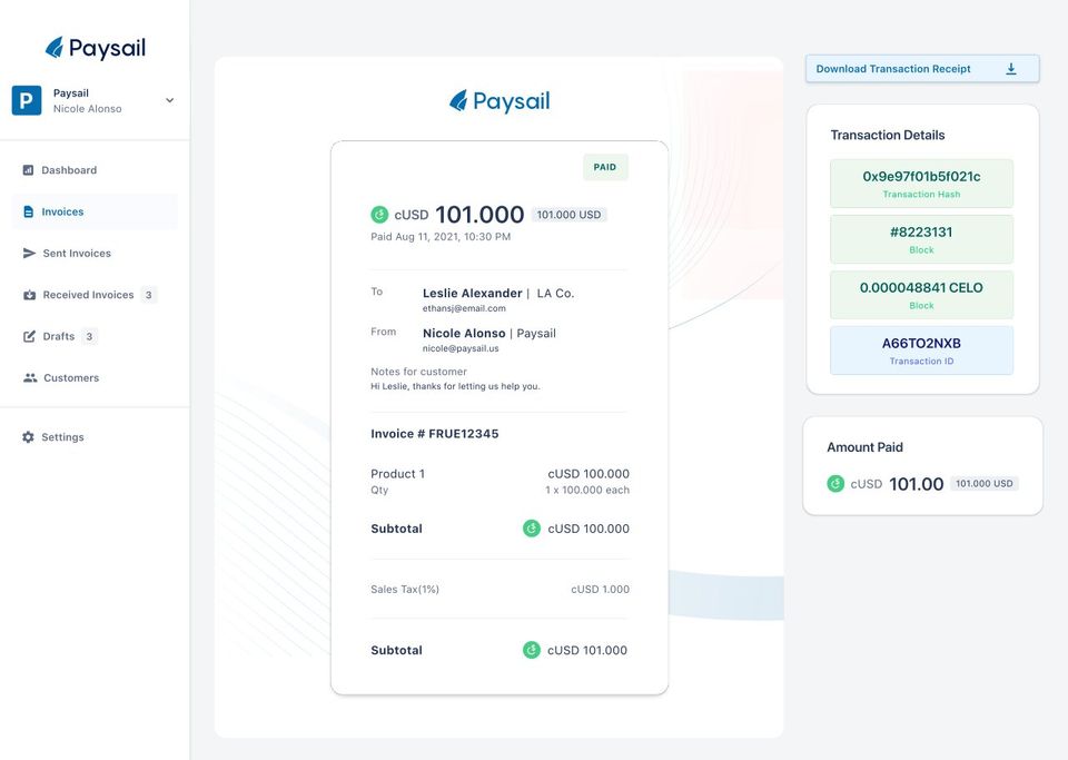 Paysail screenshot 3