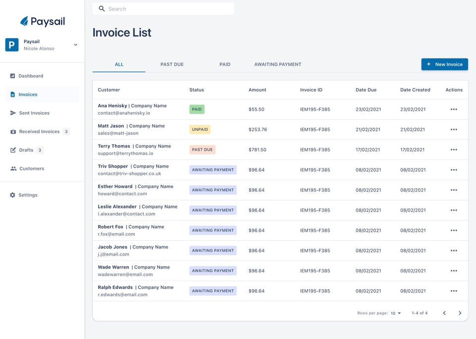 Paysail screenshot 1