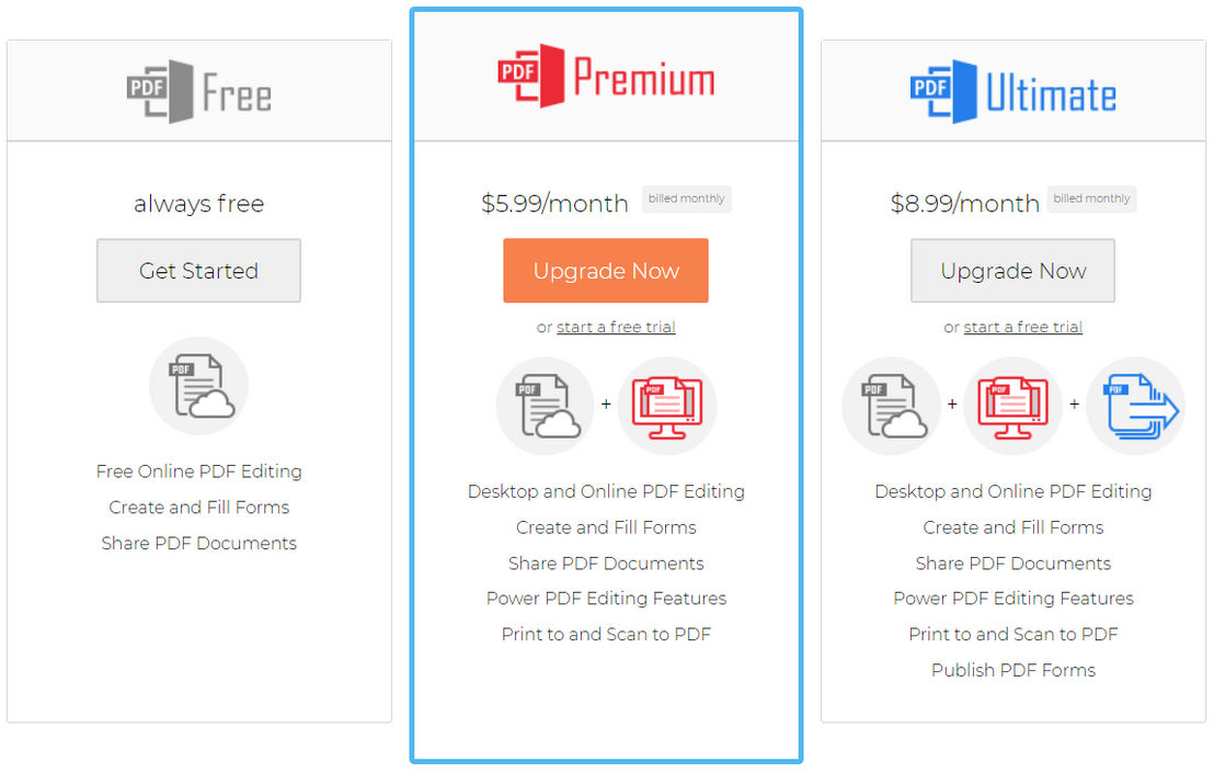 PDFescape pricing 1