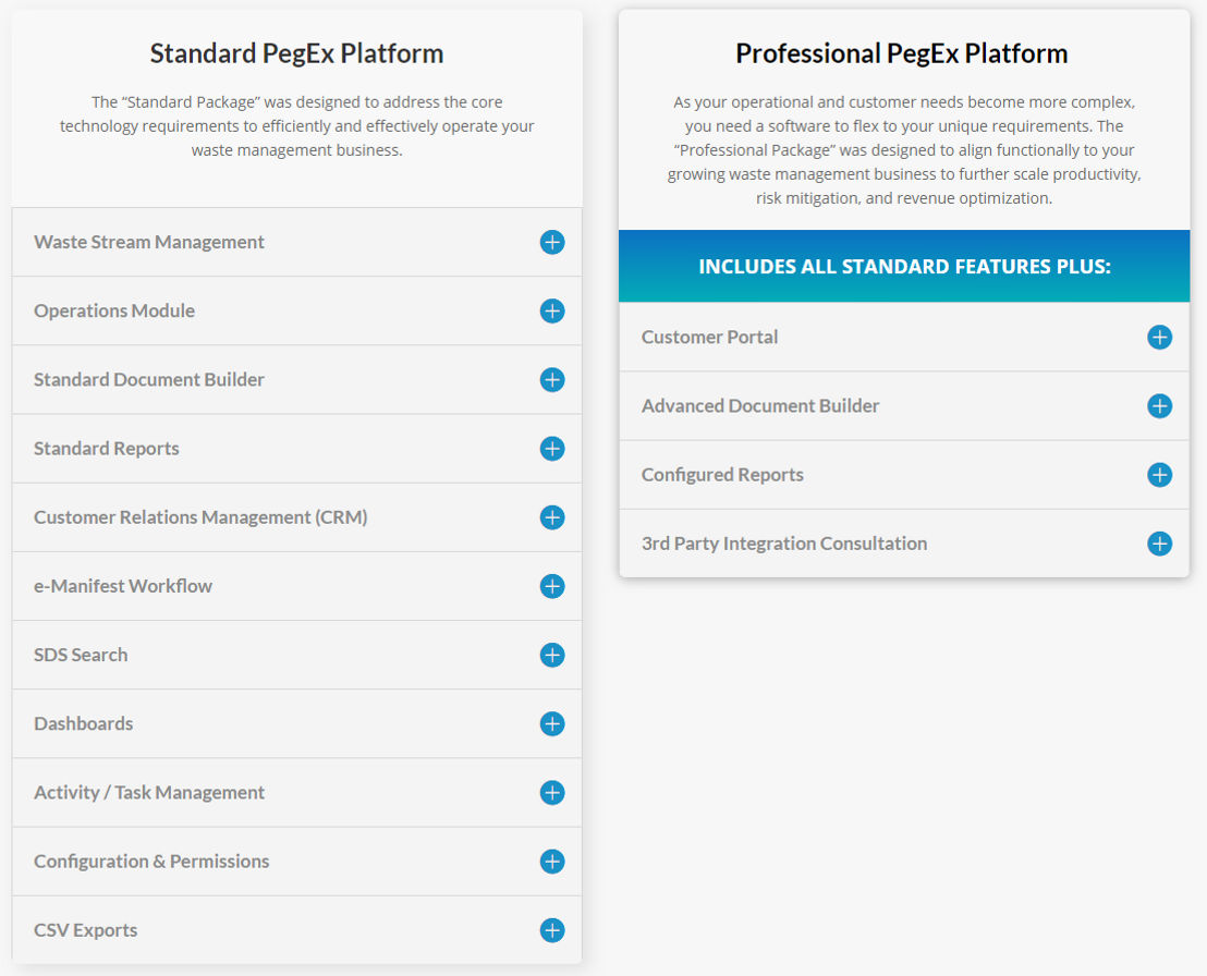 PegEx Platform screenshot 1