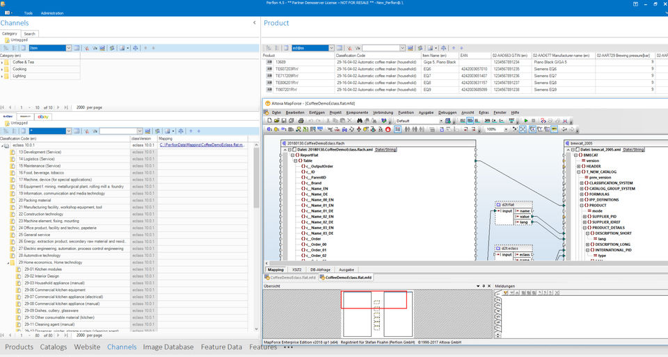 Perfion PIM screenshot 3