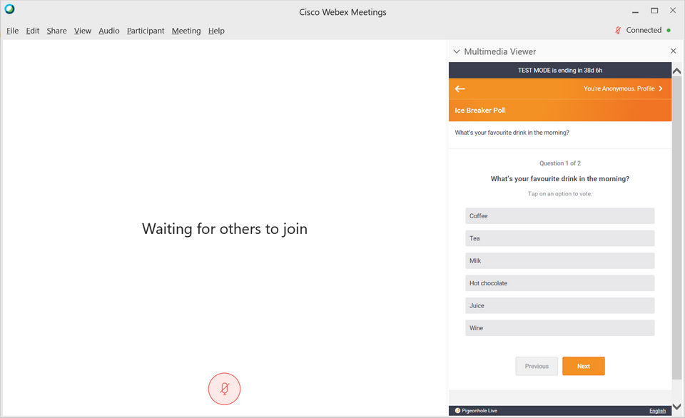Pigeonhole Live screenshot