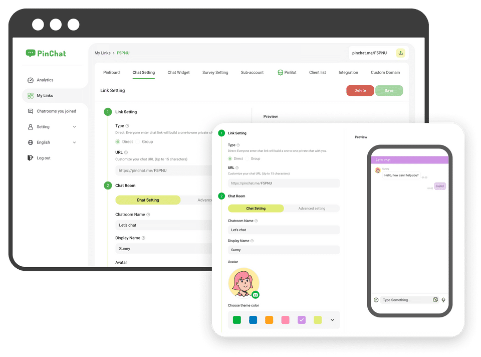 PinChat screenshot 3