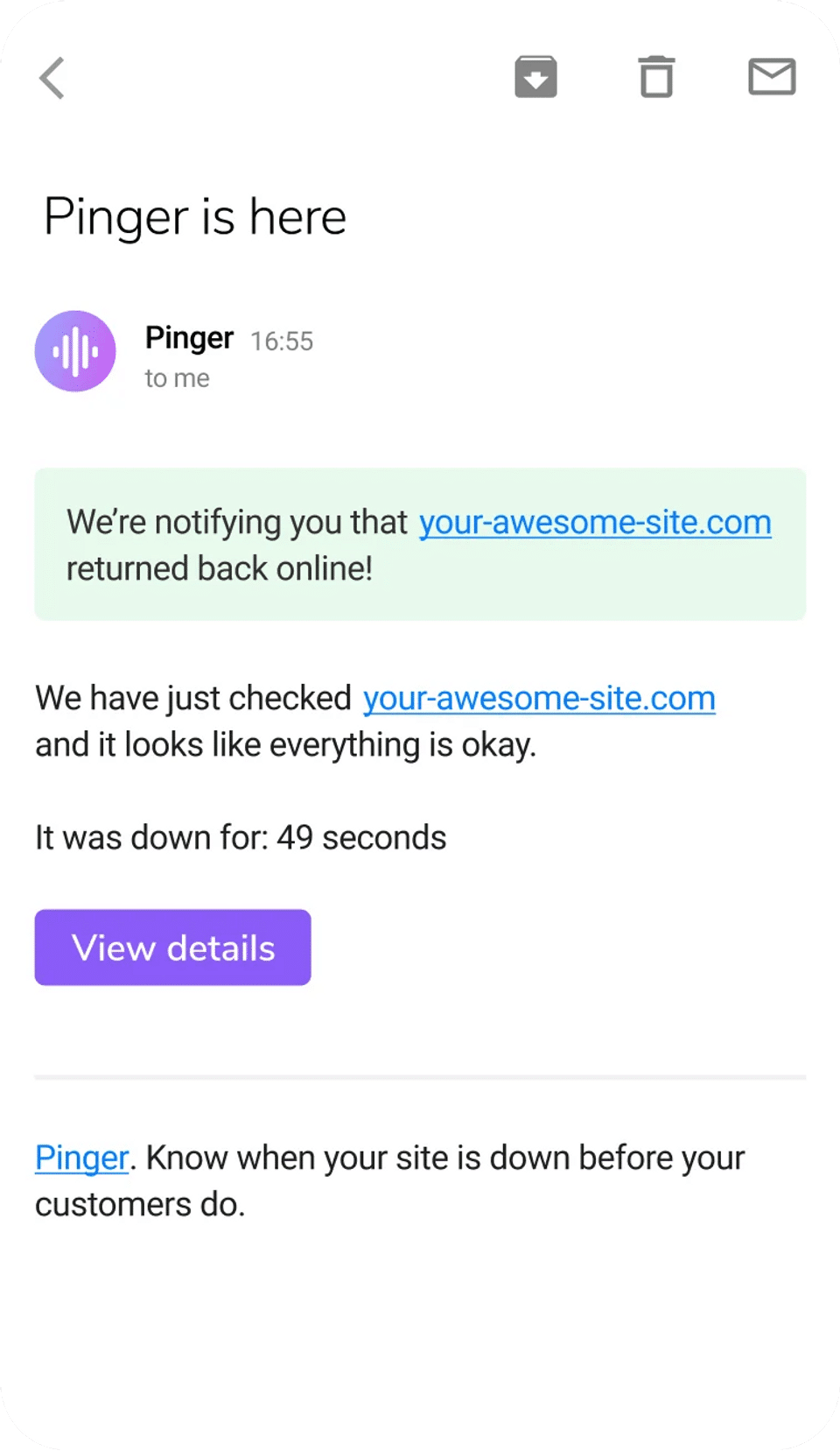 Pingr screenshot 3