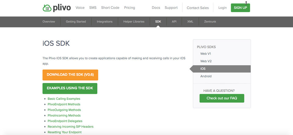 Plivo screenshot 2