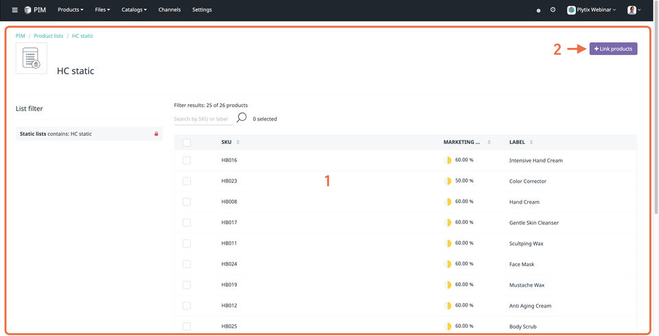 Plytix screenshot 2