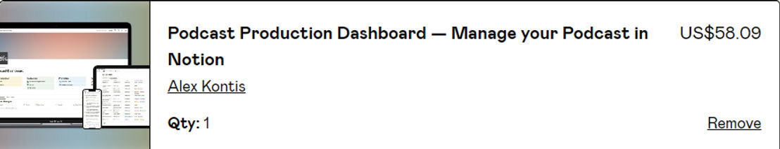 Podcast Production Dashboard pricing 1