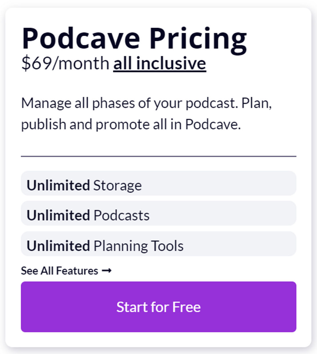 Podcave screenshot 1