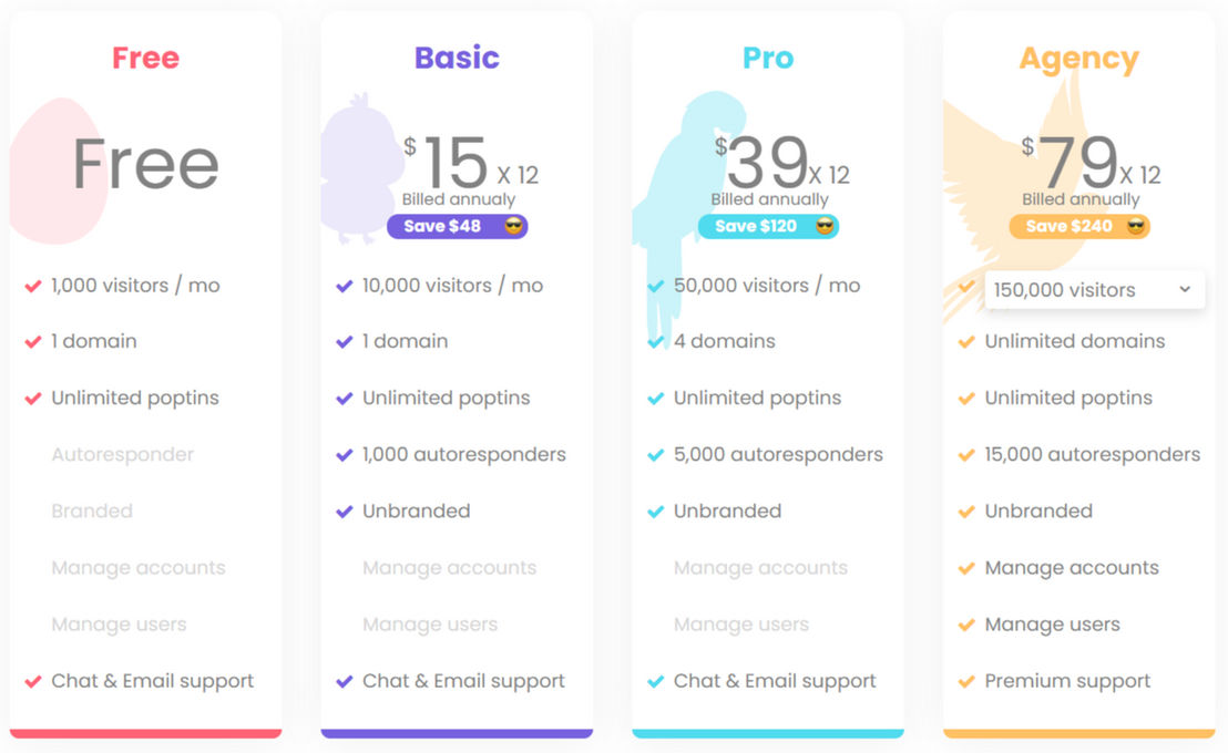 Poptin pricing 2