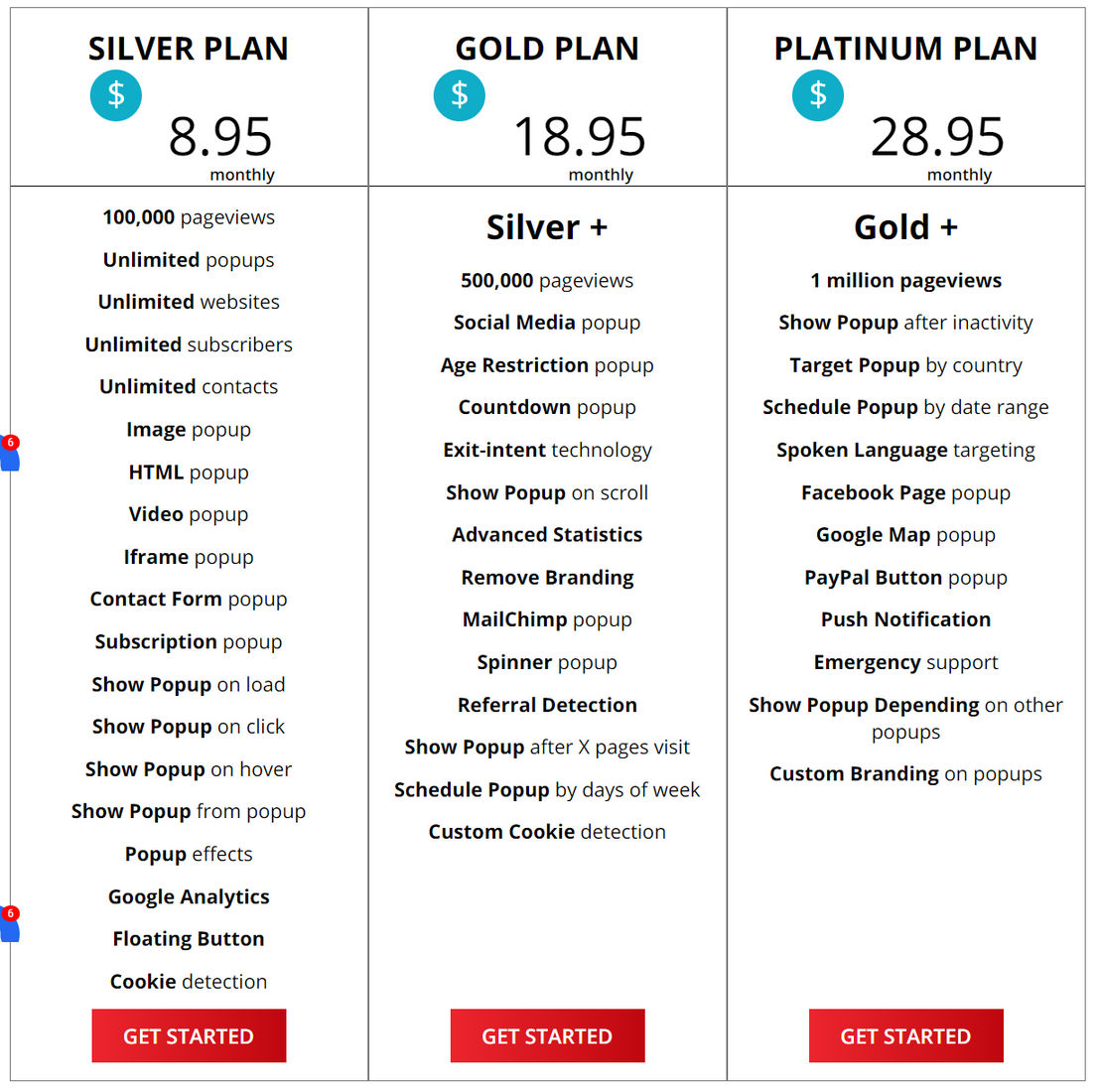 Popup Maker pricing 1
