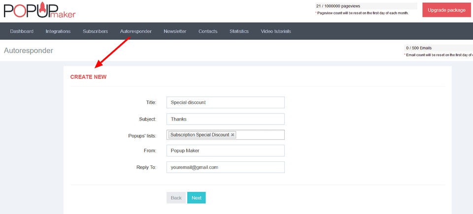 Popup Maker screenshot 1