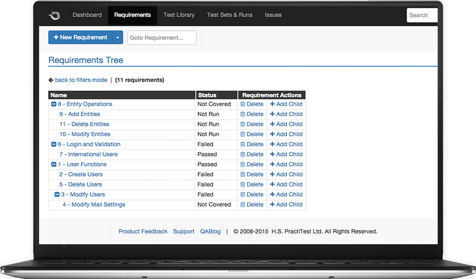 PractiTest screenshot 3