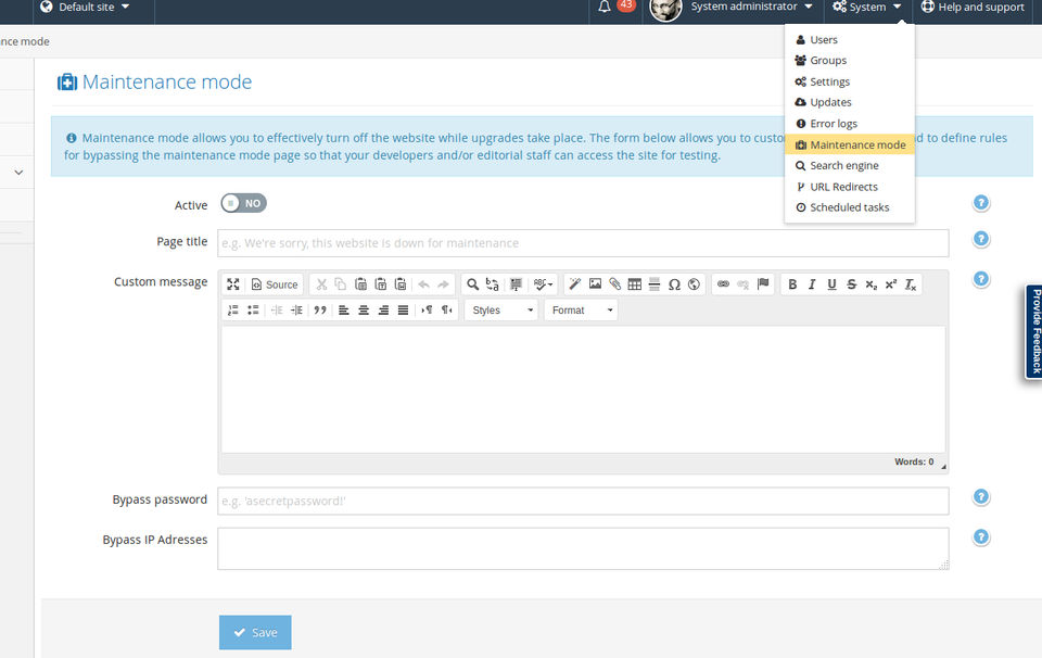 Preside screenshot 2