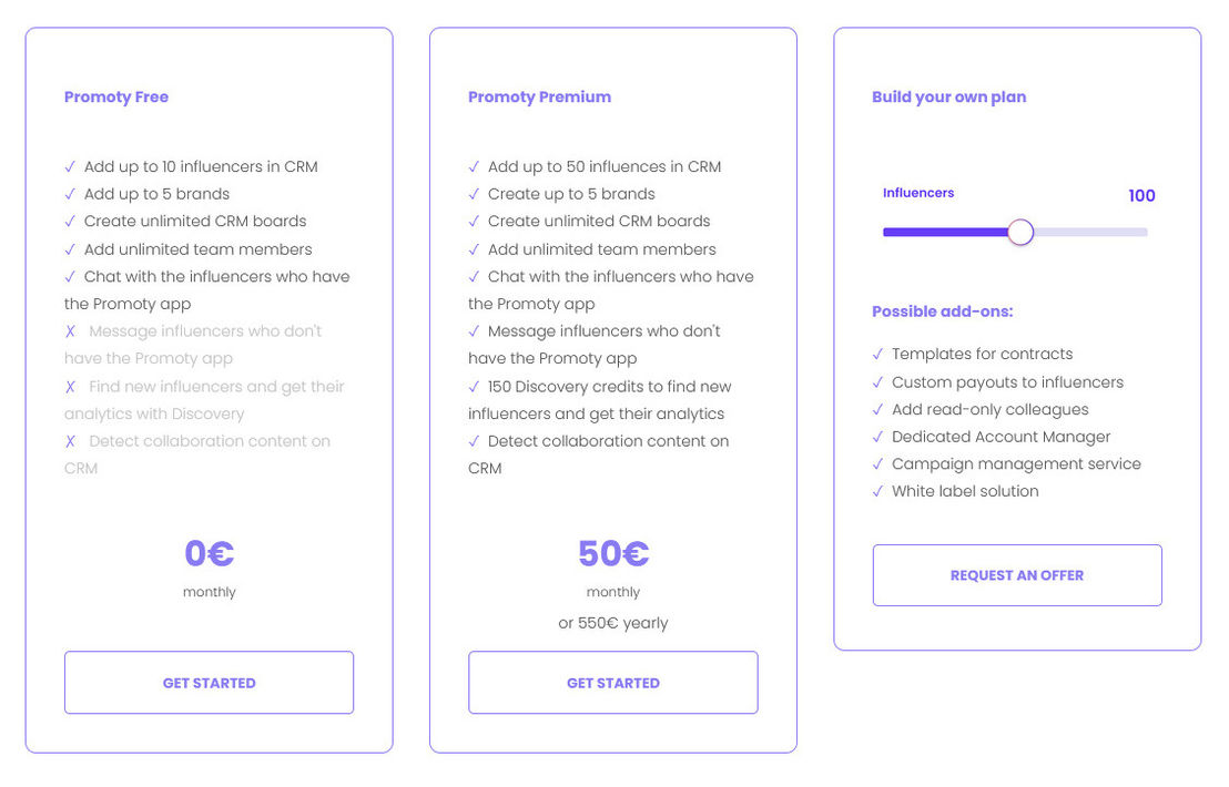 Promoty pricing 1