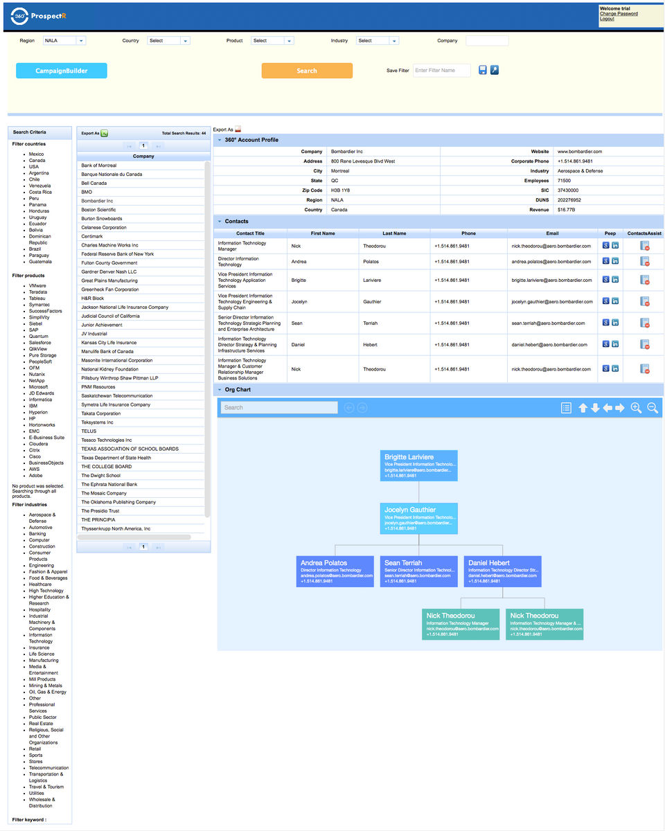 ProspectR screenshot 2