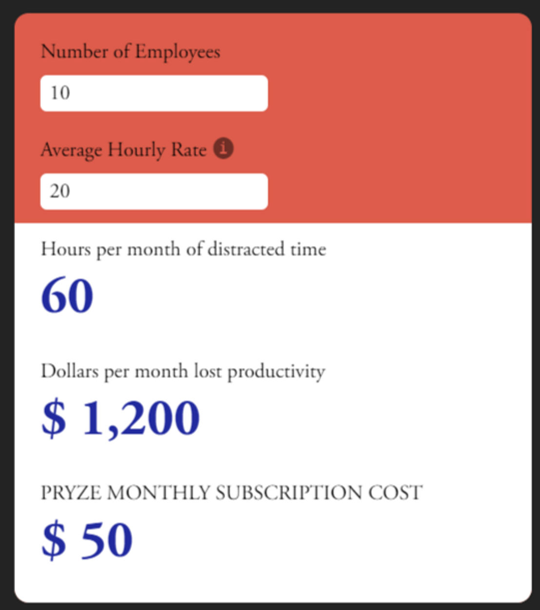 Pryze pricing 1