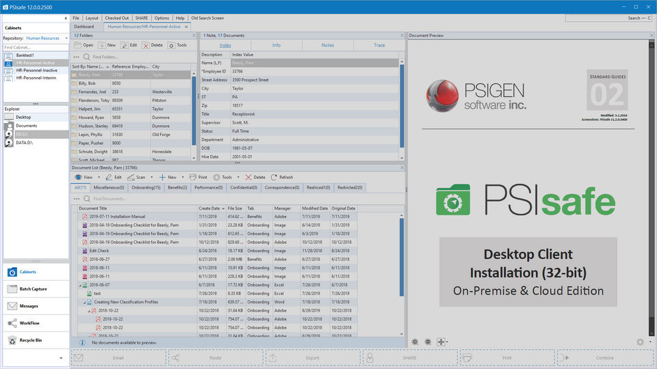 PSISafe screenshot 3