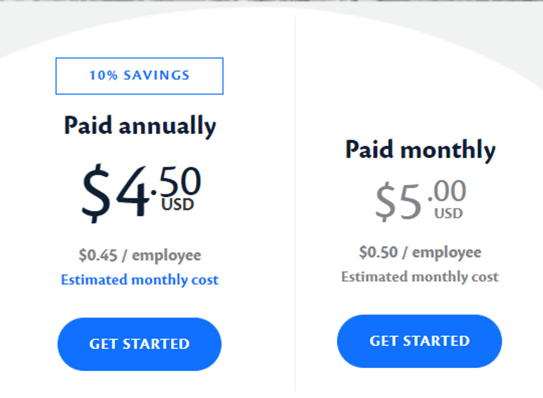 PurelyHR pricing 1