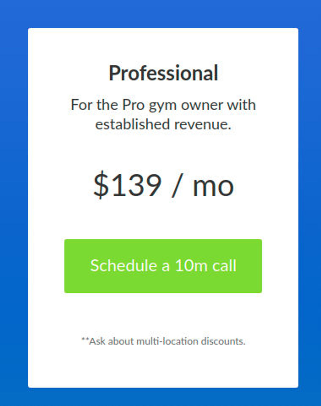 PushPress pricing 1