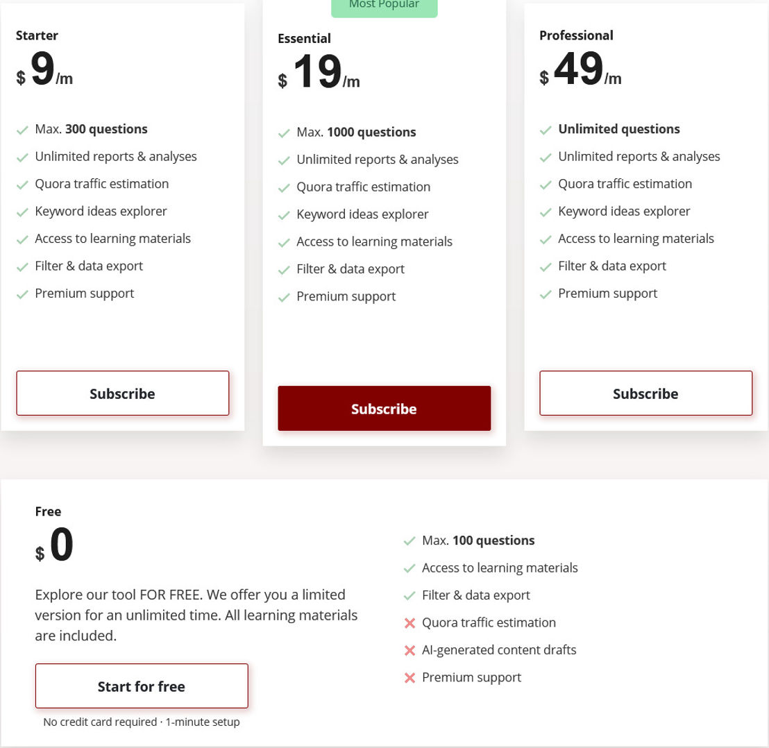 QApop pricing 1