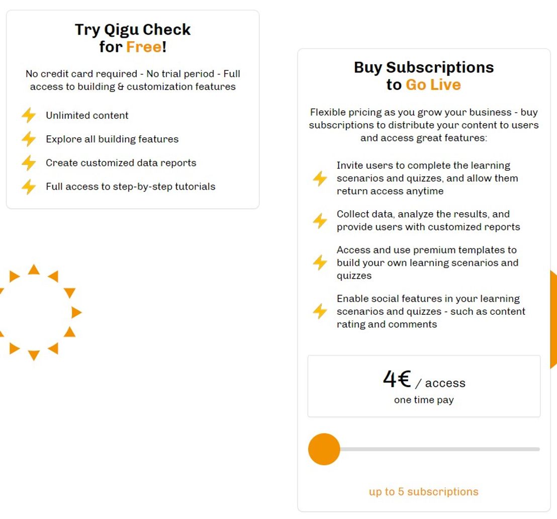 Qigu Check pricing 1