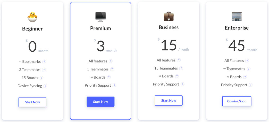 Qlearly pricing 2