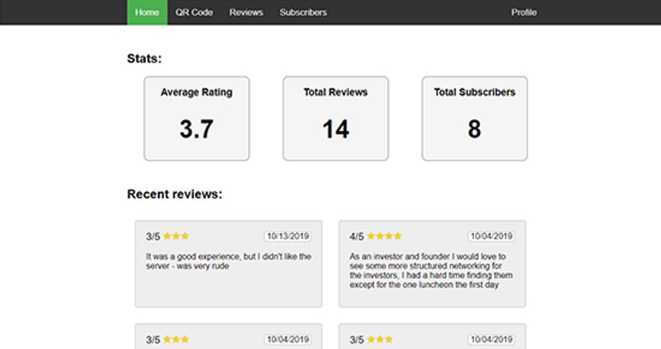QRview screenshot 1