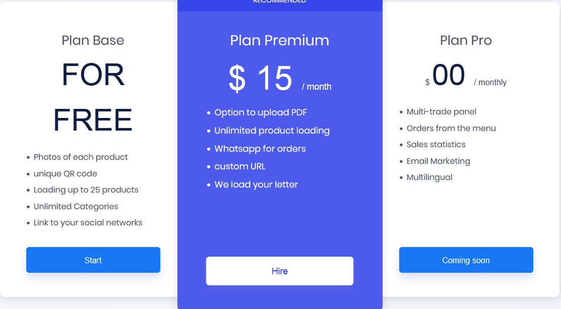 QRya pricing 1
